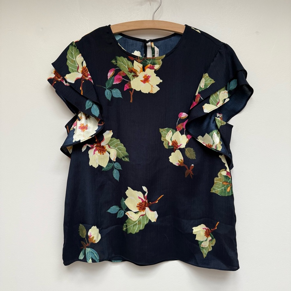 RACHEL Rachel Roy Flutter Sleeve Blouse